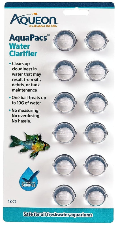12 count Aqueon AquaPacs Water Clarifier