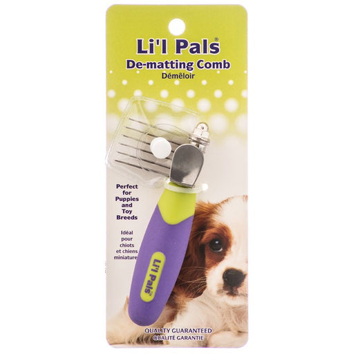 1 count Lil Pals De-Matting Comb for Puppies and Toy Breed Dogs