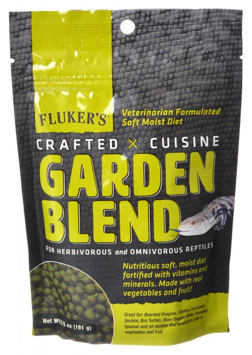 6.75 oz Flukers Crafted Cuisine Garden Blend Reptile Diet