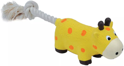 1 count Lil Pals Latex and Rope Giraffe Toy