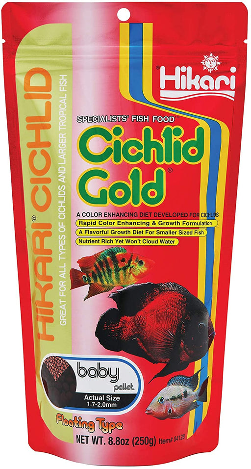 8.8 oz Hikari Cichlid Gold Floating Baby Pellet Food
