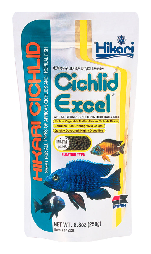 8.8 oz Hikari Cichlid Excel Floating Mini Pellet Food