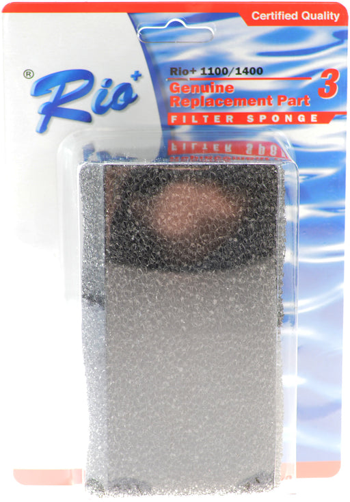 Model 1100-1400 - 6 count Rio Plus Aqua Pump Replacement Filter Sponge