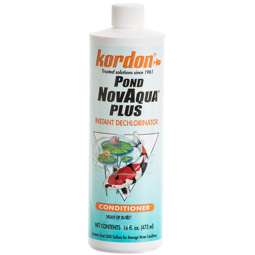 16 oz Kordon Pond NovAqua Plus Instant Dechlorinator Water Conditioner