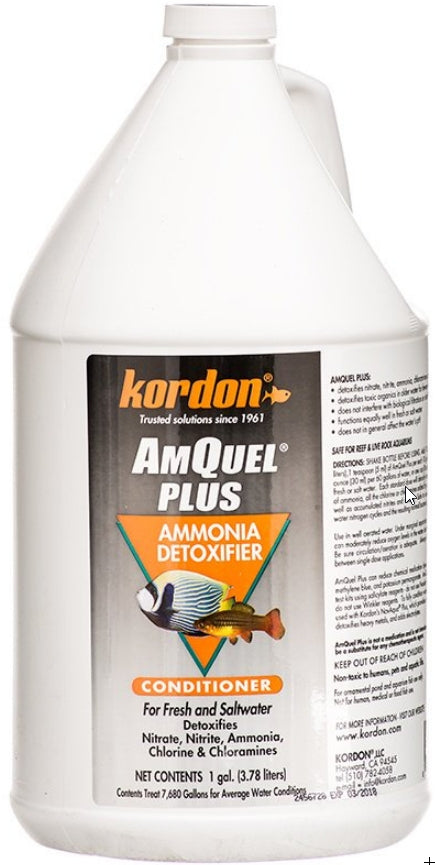 1 gallon Kordon AmQuel Plus Ammonia Detoxifier Conditioner