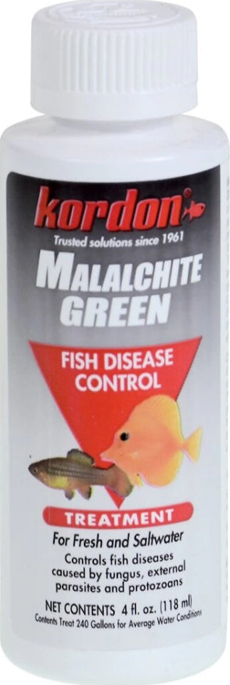 4 oz Kordon Malachite Green Disease Control