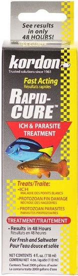 4 oz Kordon Rapid Cure Ich and Parasite Treatment