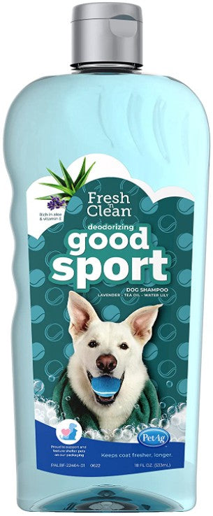 18 oz Fresh n Clean Good Sport Deodorizing Dog Shampoo