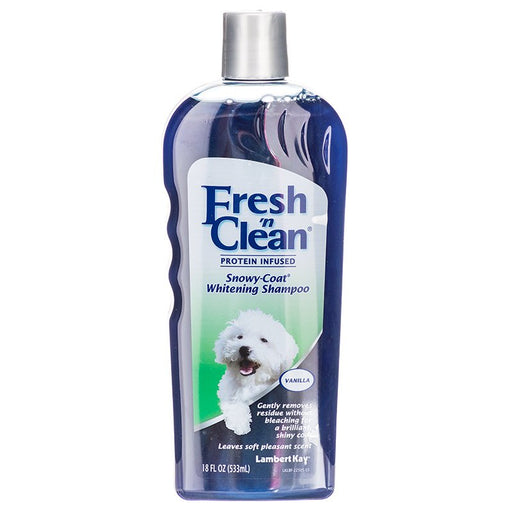 18 oz Fresh n Clean Snowy Coat Whitening Shampoo Sweet Vanilla Scent