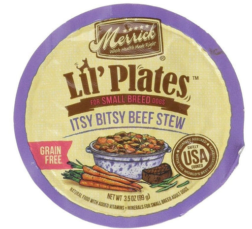 3.5 oz Merrick Lil' Plates Grain Free Itsy Bitsy Beef Stew