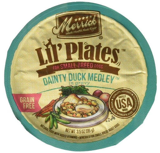3.5 oz Merrick Lil' Plates Grain Free Dainty Duck Medley