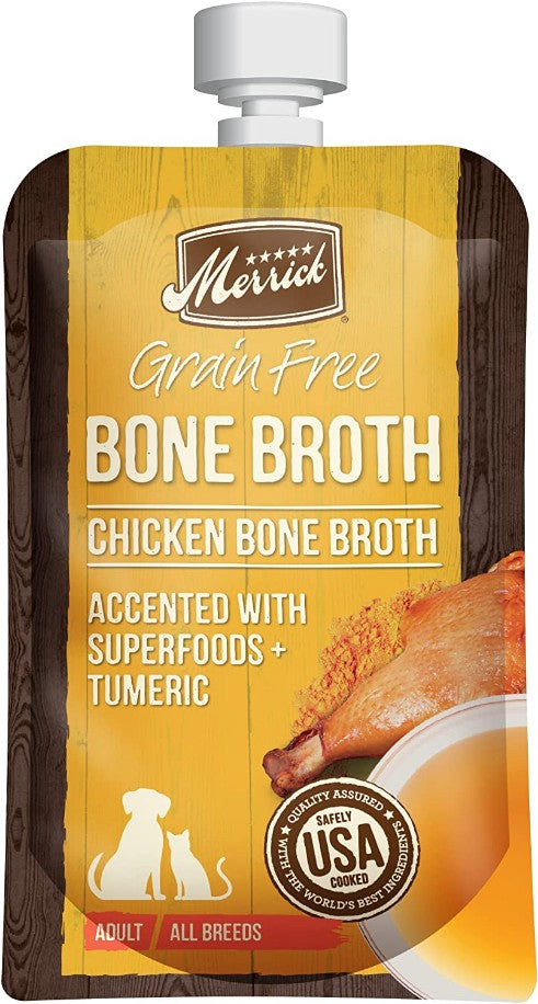 7 oz Merrick Grain Free Bone Broth Chicken Recipe