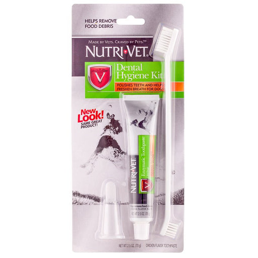 1 count Nutri-Vet Dental Hygiene Kit for Dogs