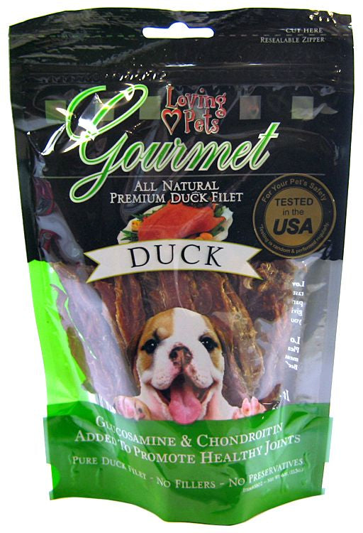 3 oz Loving Pets Gourmet All Natural Duck Filets