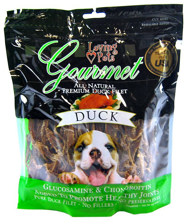 36 oz (3 x 12 oz) Loving Pets Gourmet All Natural Duck Filets