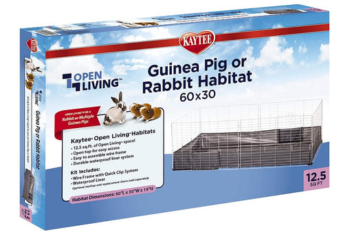 3 count Kaytee Open Living Guinea Pig and Rabbit Habitat