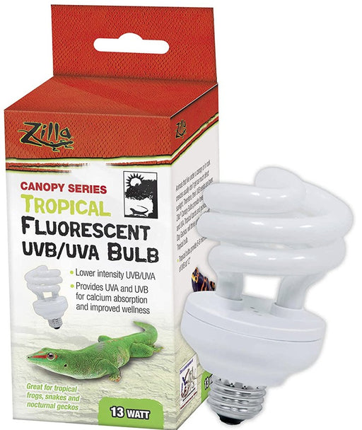 1 count Zilla Canopy Series Tropical Fluorescent UVB/UVA Bulb