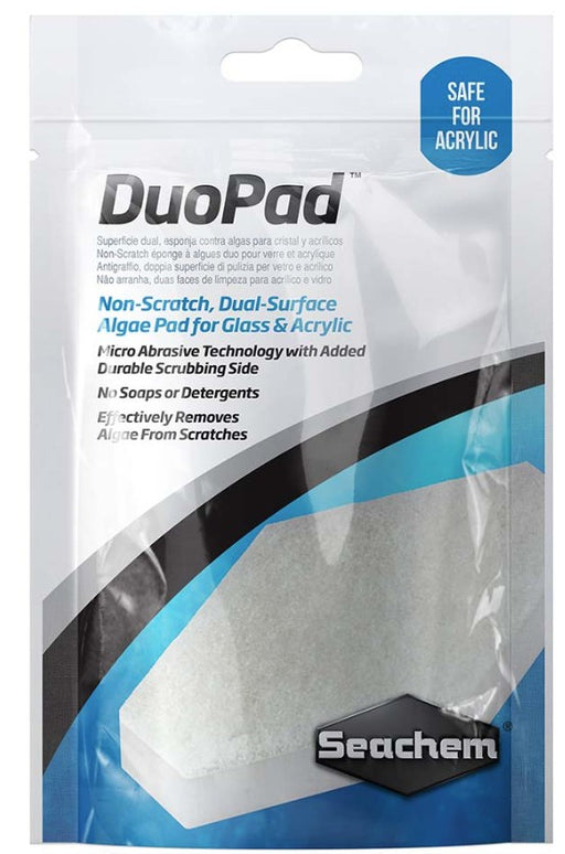 1 count Seachem Duo Pad Non-Scratch Dual Surface Algae Pad for Glass and Acrylic