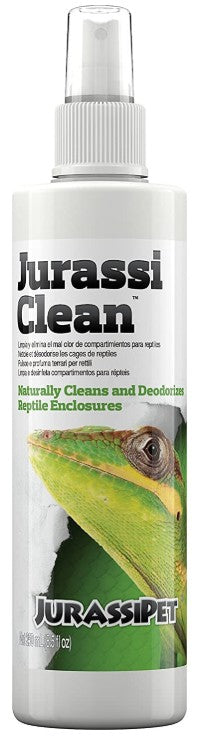 8.5 oz JurassiPet JurassiClean Naturally Cleans and Deodorizes Reptile Enclosures