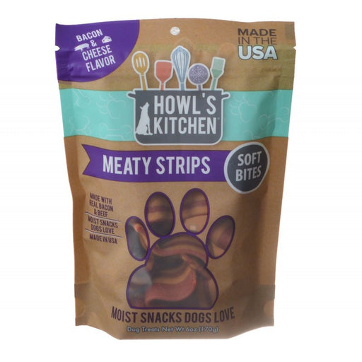 6 oz Howls Kitchen Meaty Strips Bacon and Cheese