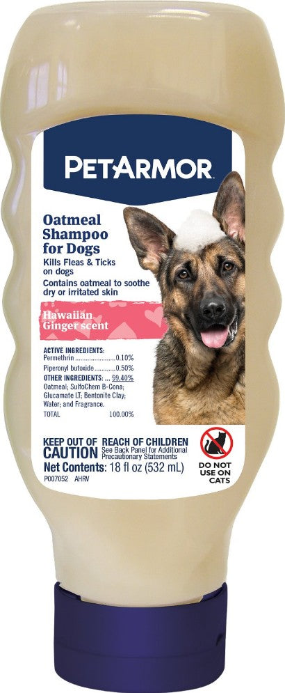 18 oz PetArmor Flea and Tick Shampoo for Dogs Hawaiian Ginger Scent