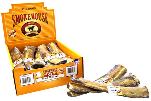 24 count Smokehouse Rib Bone Large Natural Dog Chew Treat