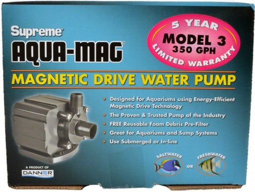 350 GPH Supreme Aqua-Mag Magnetic Drive Water Pump