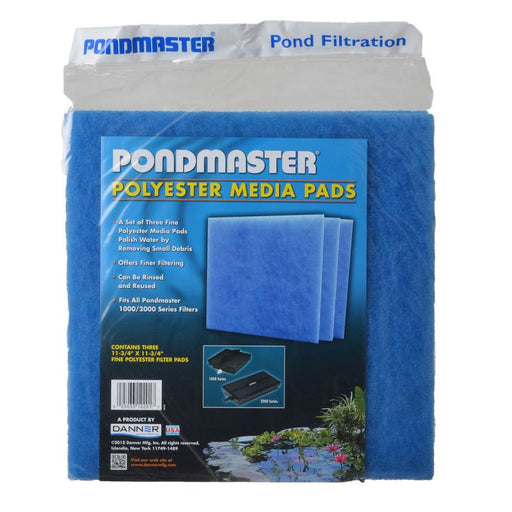 3 count Pondmaster Fine Polyester Filter Pads