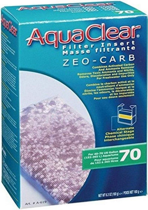70 gallon - 1 count AquaClear Filter Insert Zeo-Carb