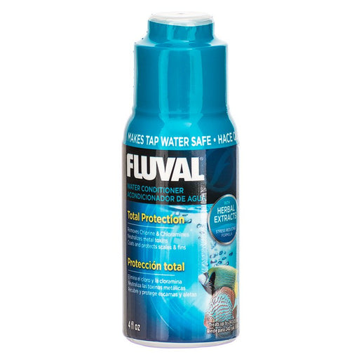 4 oz Fluval Water Conditioner with Herbal Extracts Makes Tap Water Safe for Aquariums
