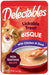12 count (12 x 1 ct) Hartz Delectables Bisque Lickable Treat for Cats Chicken and Duck