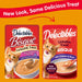 1 count Hartz Delectables Bisque Lickable Treat for Cats Chicken and Duck