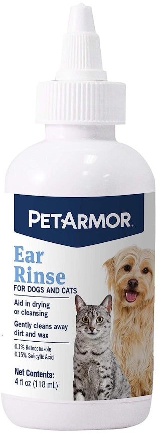 36 oz (9 x 4 oz) PetArmor Ear Rinse for Dogs and Cats