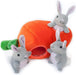 3 count ZippyPaws Interactive Bunny and Carrot Burrow