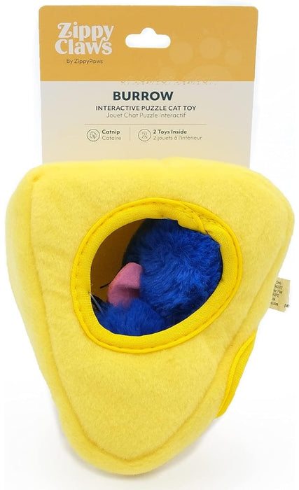 1 count ZippyPaws Interactive Mice and Cheese Burrow for Cats