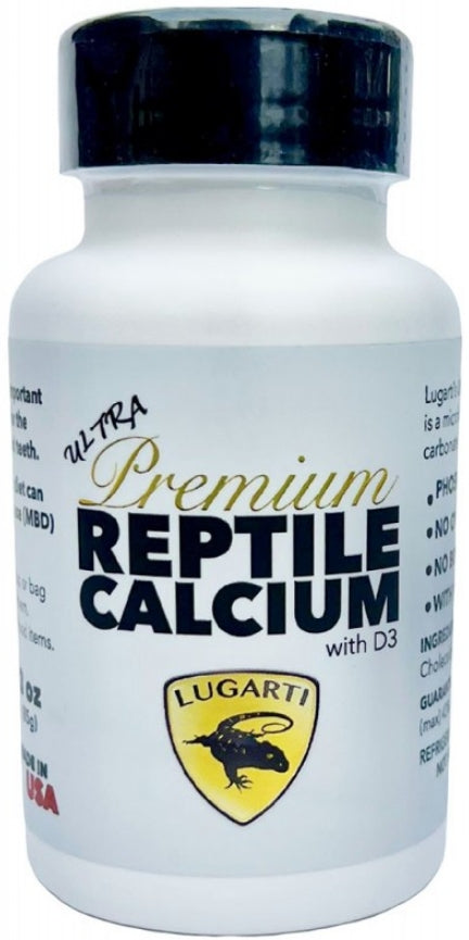 9 oz (3 x 3 oz) Lugarti Ultra Premium Reptile Calcium with D3