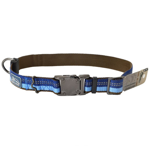 18-26"L x 1"W Coastal Pet K9 Explorer Reflective Adjustable Dog Collar Sapphire