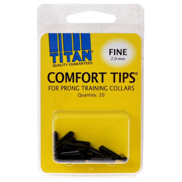 Fine - 20 count Titan Comfort Tips for Prong Training Collars
