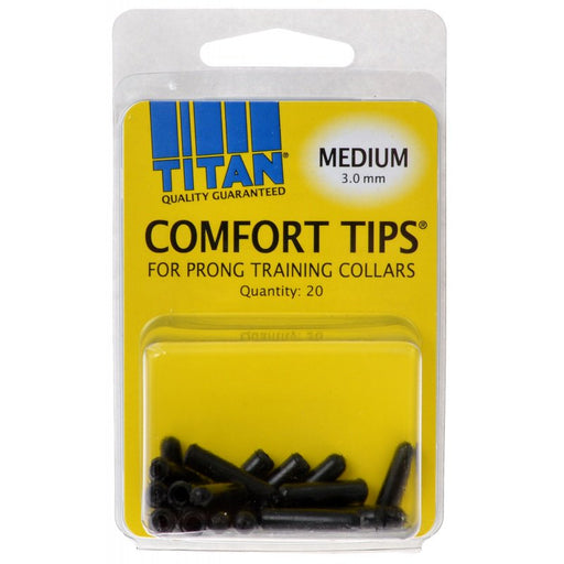 Medium - 20 count Titan Comfort Tips for Prong Training Collars