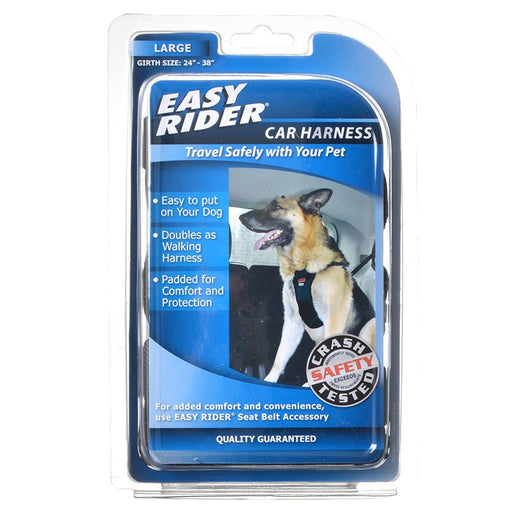 Large - 1 count Coastal Pet Easy Rider Car Harness for Dogs Black