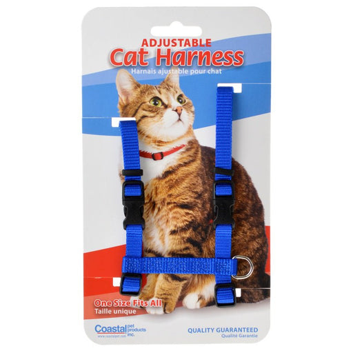 10-18"L x 3/8"W Coastal Pet Adjustable Cat Harness Blue