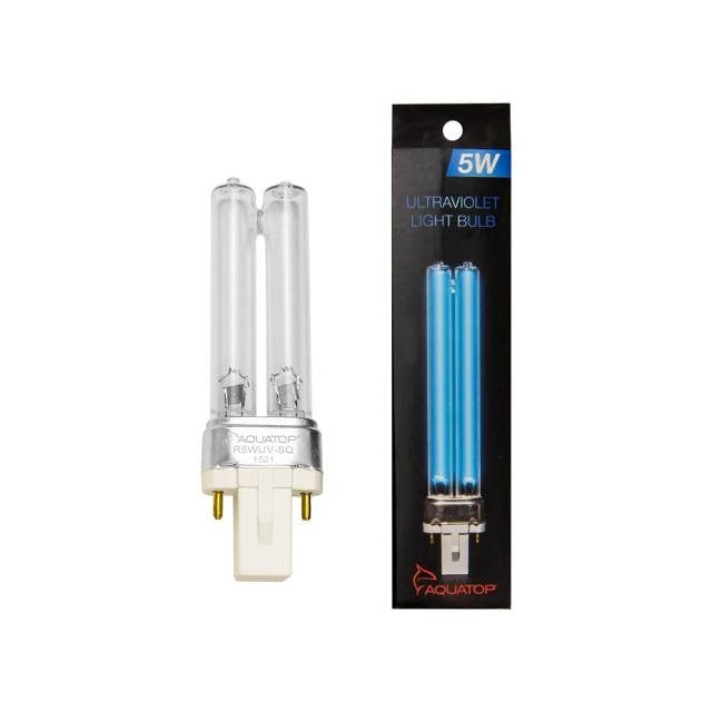 5 watt Aquatop UV Replacement Bulb Double Tube