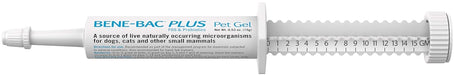 15 gram (1 x 15 gm) PetAg Bene-Bac Plus FOS & Probiotics Pet Gel