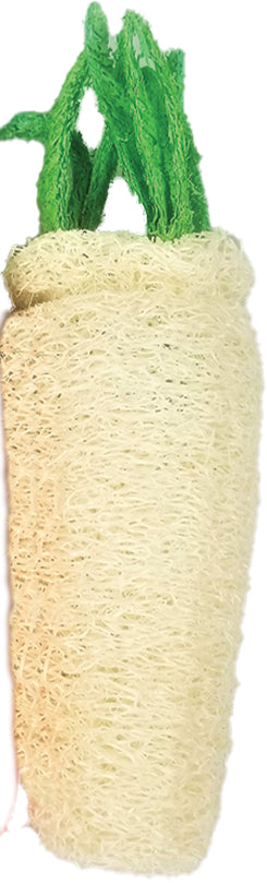 1 count AE Cage Company Nibbles Daikon Loofah Chew Toy Large