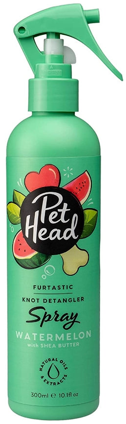 10.1 oz Pet Head Furtastic Knot Detangler Spray for Dogs Watermelon with Shea Butter