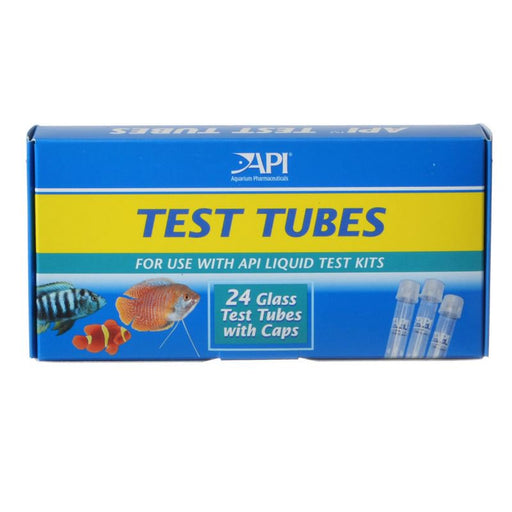 24 count API Test Tubes for Use with API Liquid Test Kits