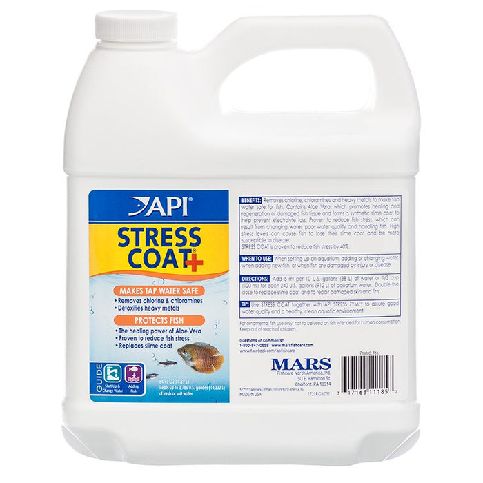 64 oz API Stress Coat + Fish and Tap Water Conditioner