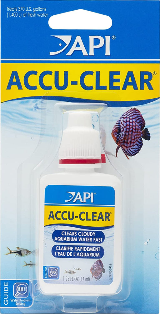 1.25 oz API Accu-Clear Clears Cloudy Aquarium Water