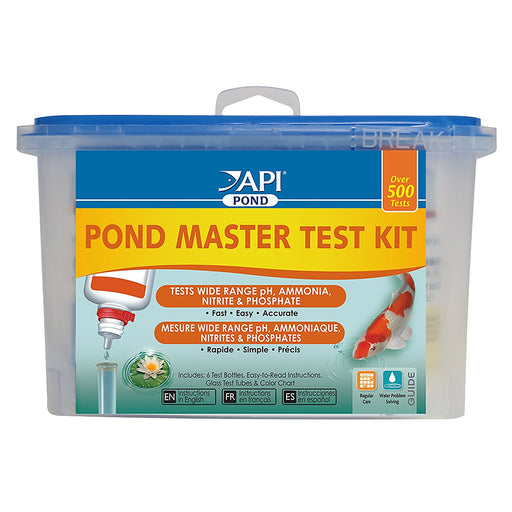 1 count API Pond Master Test Kit Tests Wide Range pH, Ammonia, Nitrite and Phosphate