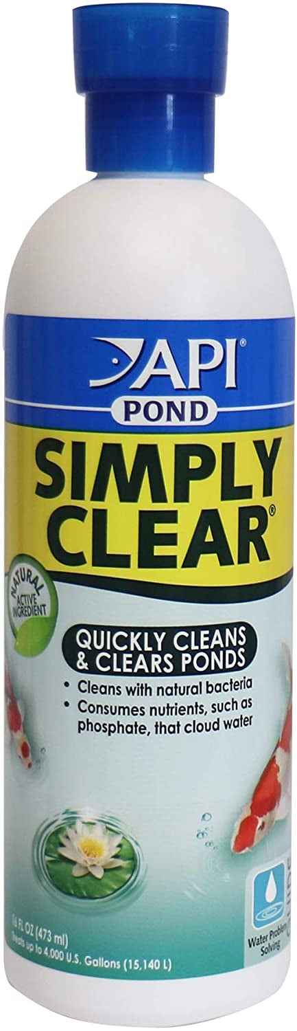 16 oz API Pond Simply-Clear with Barley Quickly Cleans and Clears Ponds